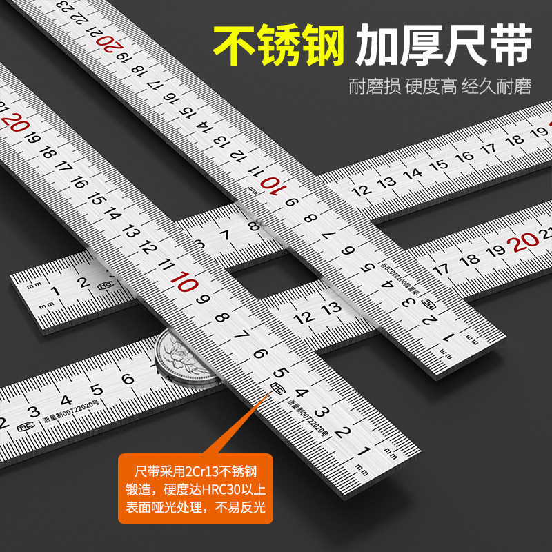 厂家供应不锈钢角尺木工90度角度尺三角尺30mm50mm加厚L型直角尺