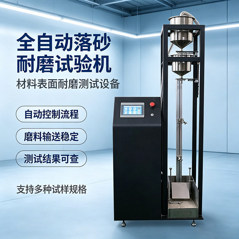 落砂耐磨试验仪阳极氧化膜耐磨试验机铝板涂覆层落砂磨损测试设备