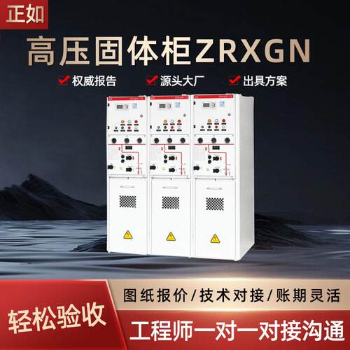 固体绝缘环网柜ZRXGN15-12V/C/630-25进出线配电柜压成套开关柜