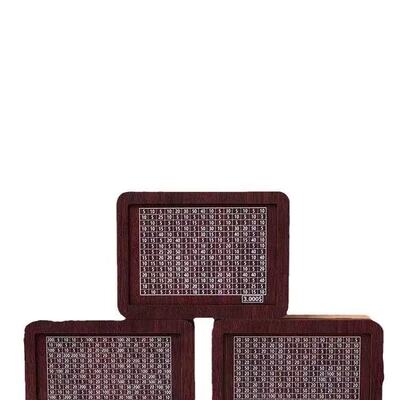 跨境爆款Money Box With Counter 木质数字存钱罐只进不出礼物