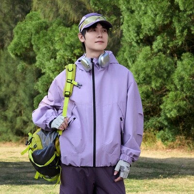 户外山系男女款冲锋衣男加厚保暖夹克男连帽外套男P16