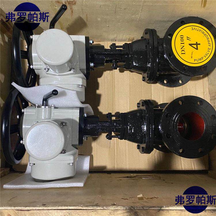 电动弹性暗杆铸铁闸阀Z945X-16Q-DN300 软密封污水处理用AC380V