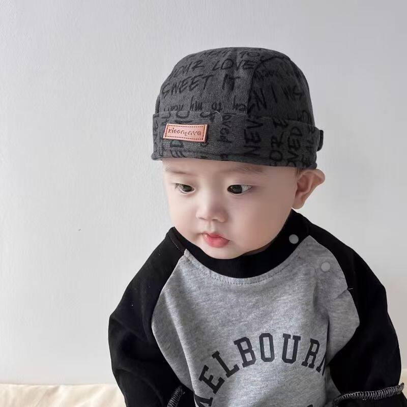 婴儿帽子春秋款海盗帽洋气男宝宝帽子婴幼儿秋冬百搭儿童帽子男童