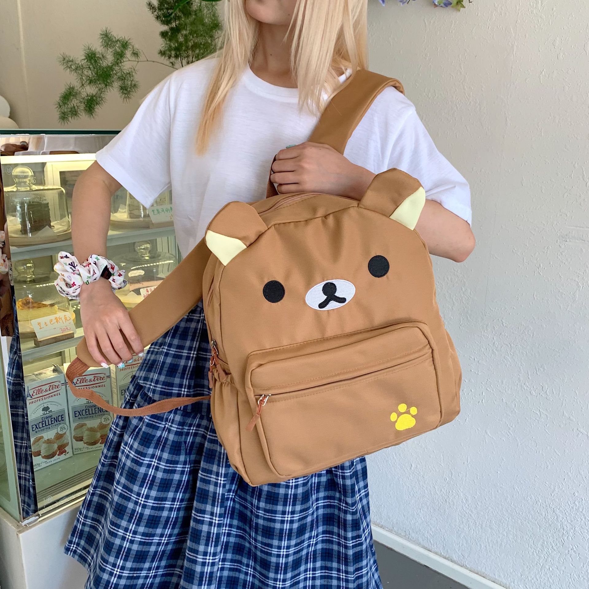 女童可爱小熊背包儿童出行旅游包包书包双肩包男孩小学生卡通包潮