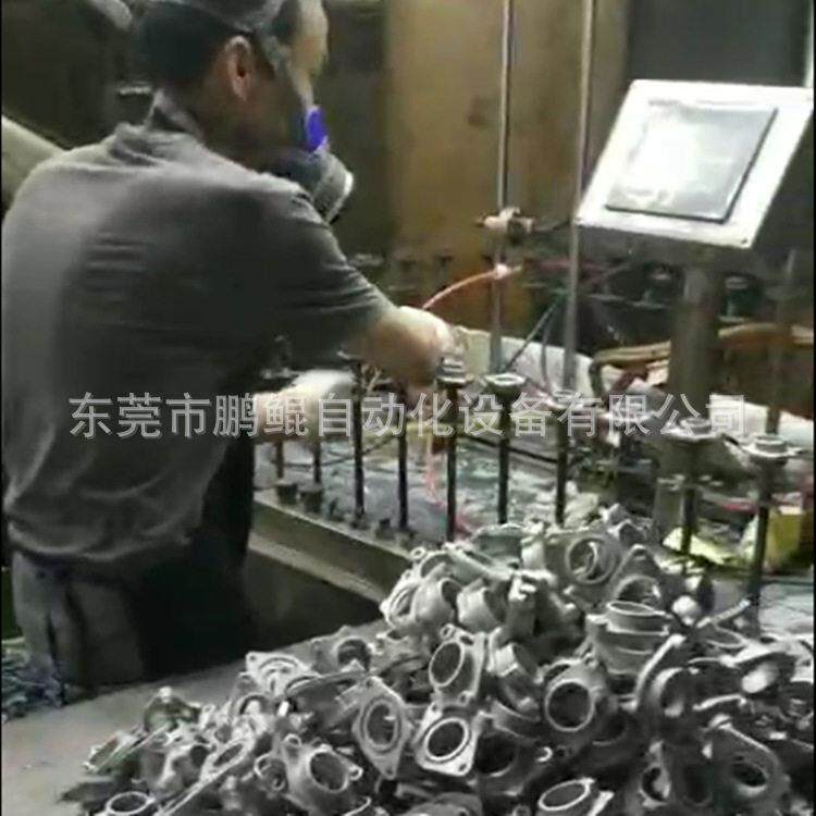四川自贡非标铝件自动喷漆设备铝车件小型喷涂设备自动喷油机