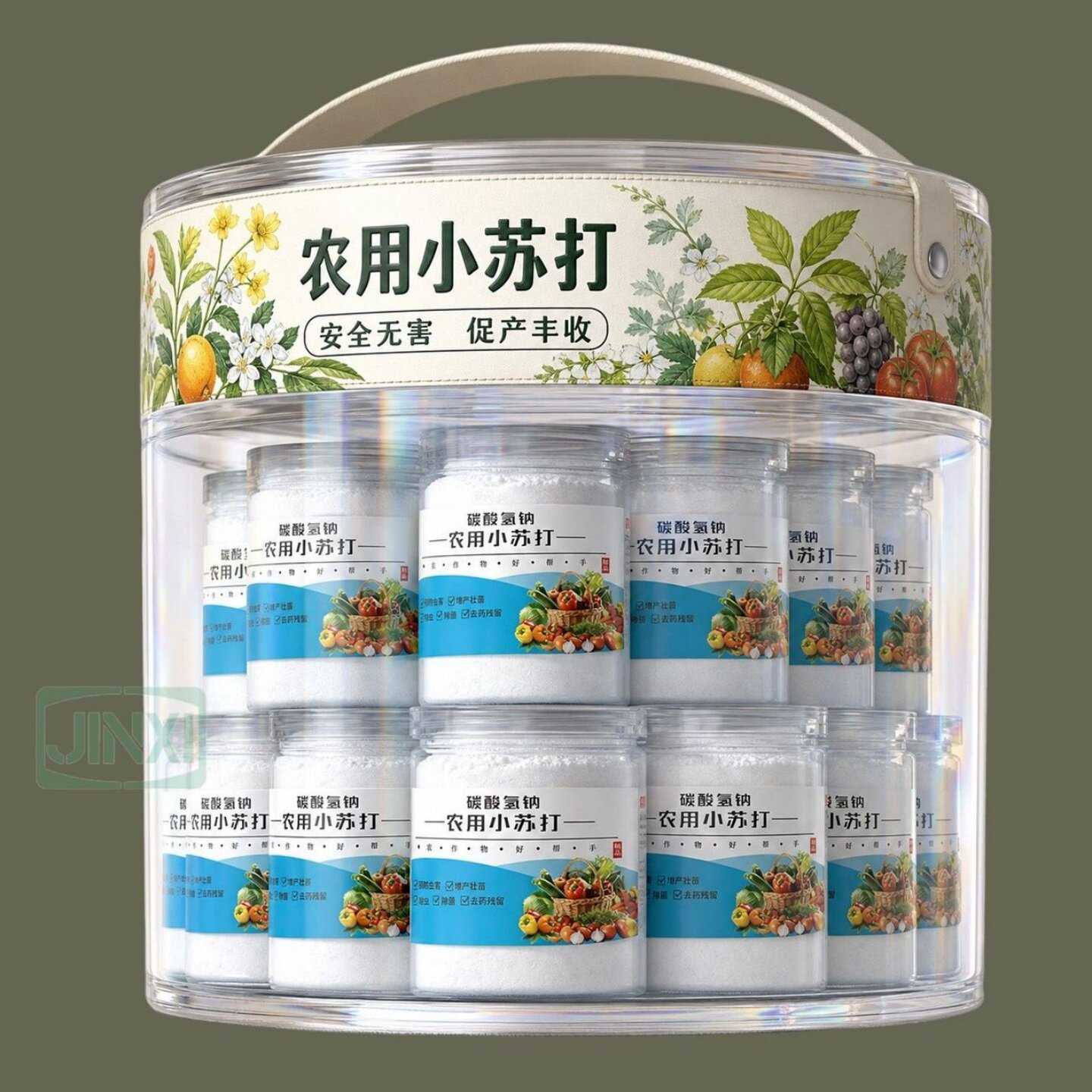 碳酸氢钙农用小苏打农作物花卉绿植蔬菜果树果蔬病虫害防治病害
