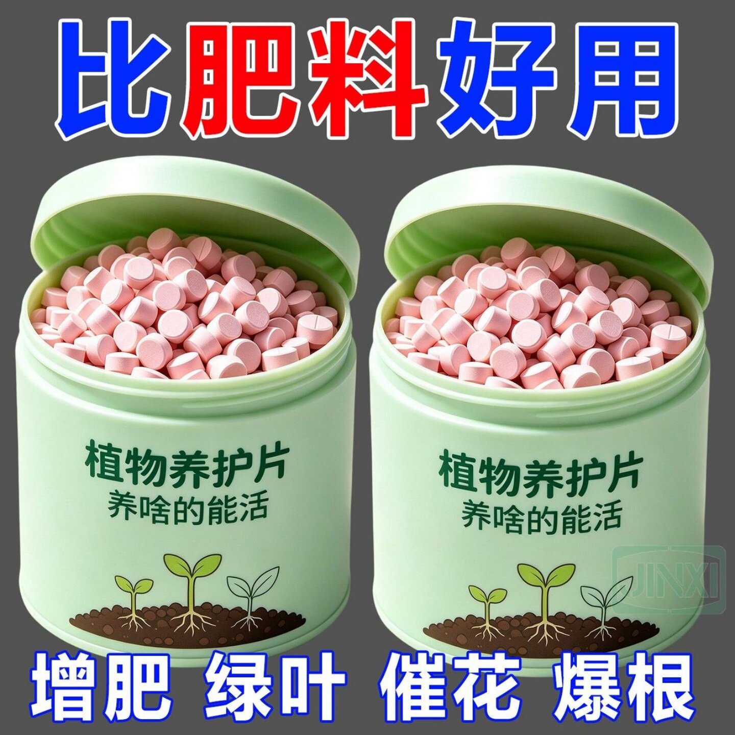 植物养护片缓释型肥料片氮磷钾绿植种花养花家用果蔬盆栽营养片