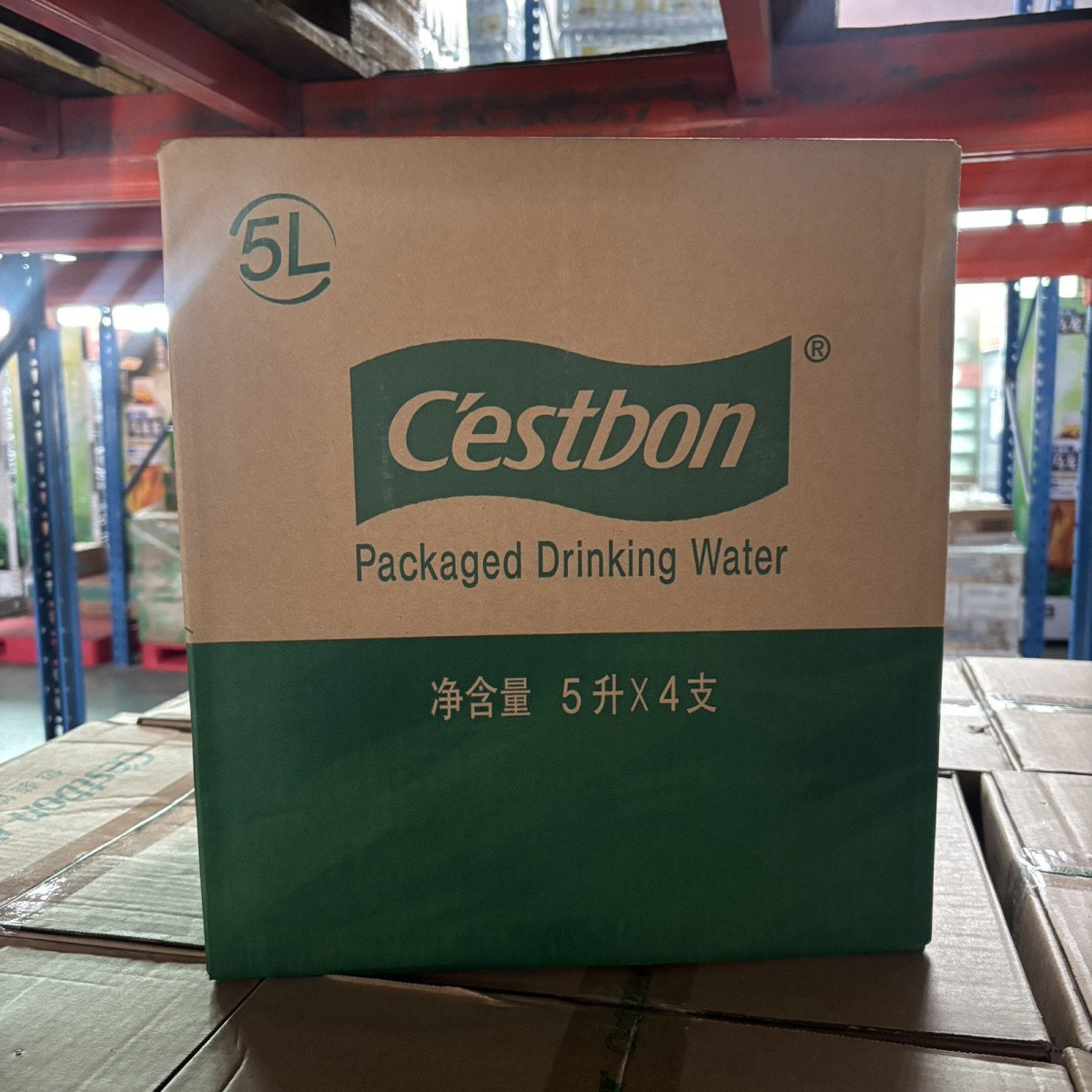10箱 怡宝天然水5L*4桶整箱大桶水 上海送货上门