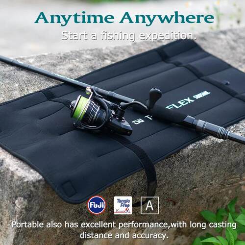 PROFLEX Foldable Portable Fishing Rod远投便携路亚竿2.44m多节