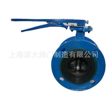 江苏竹箦阀业D41X-16软密封手柄法兰蝶阀法兰式蝶阀DN40-DN200