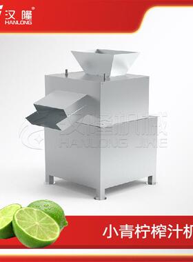 工业不锈钢小青柠对辊榨汁机柠檬柑橘橙子果蔬榨汁设备出汁率