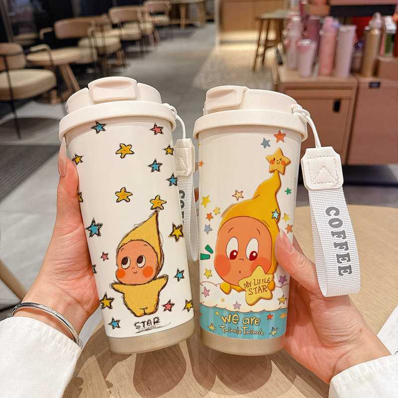 卡通星星人手办周边保温杯316