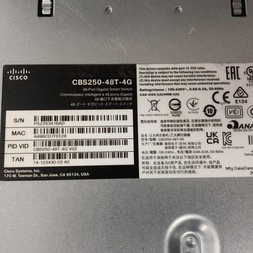 议价思科交换机CBS250-48T-4Gcbs250-48t-4gCBS25048T4G