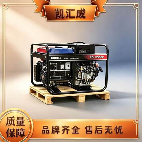 凯汇成5KW科勒动力相电动EDL7000E稀土永磁柴油发电机组
