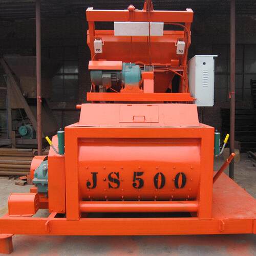 新品混凝土搅拌站全套设备电动搅拌机js500强制混凝土搅拌机