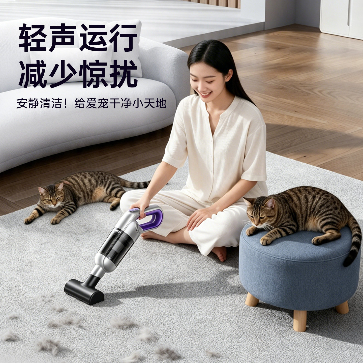 电动宠物吸毛器猫毛清理