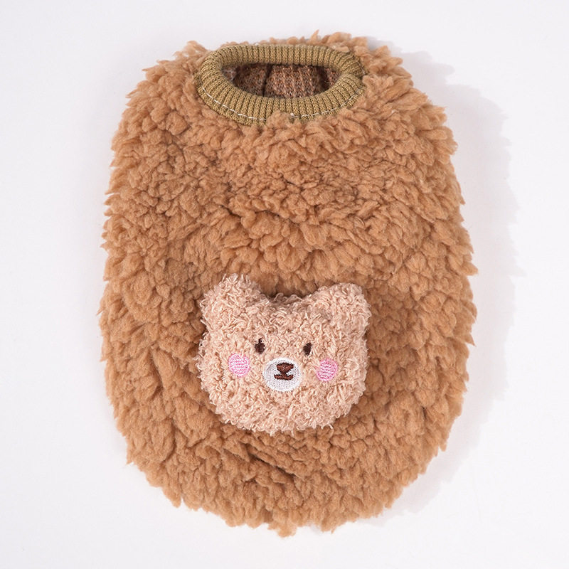 狗狗衣服冬季保暖加厚背心幼犬奶狗泰迪小狗秋冬宠物猫咪小衣服