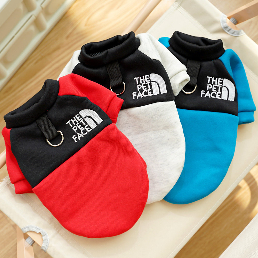 狗狗猫咪宠物衣服加绒猫卫衣秋冬款两脚衣泰迪比熊法斗宠物用品