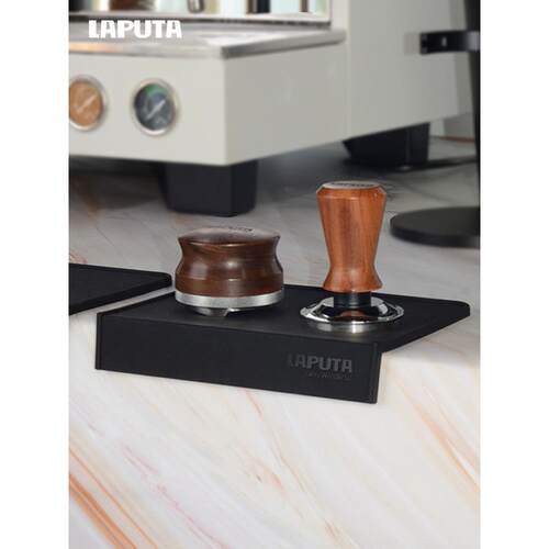 LAPUTA勒顿咖啡压粉垫硅胶填压垫布粉器压粉锤套装转角垫吧台防滑