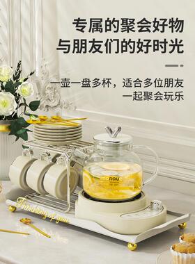 全玻璃煮水壶迷你养生壶家用多功能烧茶壶办公室小型煮茶器花茶壶