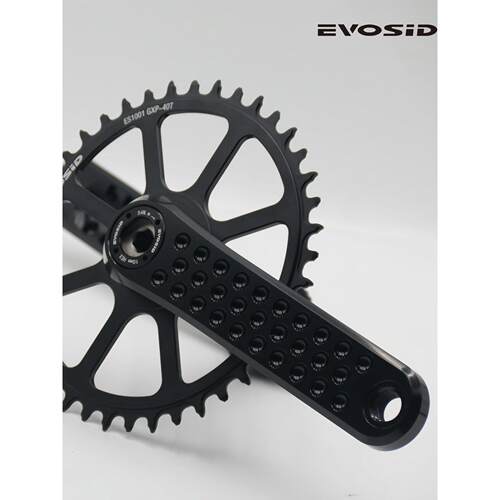 EVOSID 公路自行车超轻曲柄牙盘GXP直装式功率计曲柄小布曲柄组