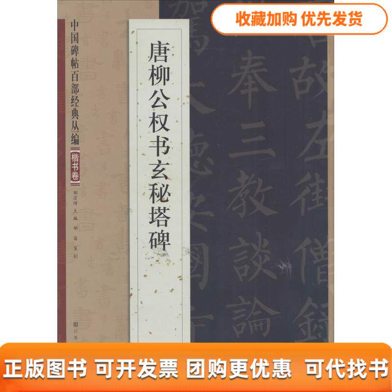【正版书包邮】唐柳公权书玄秘塔碑邹宗绪江苏美术出版社