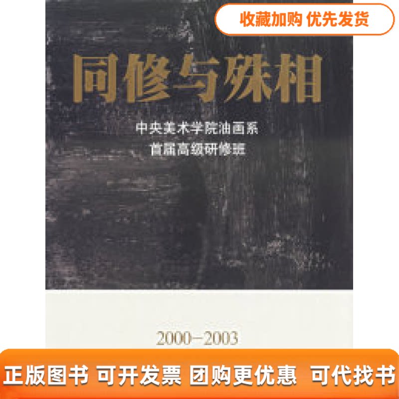 【正版书包邮】同修与殊相中央美术学院油画系首届高级研修班20002003范迪安广西美术
