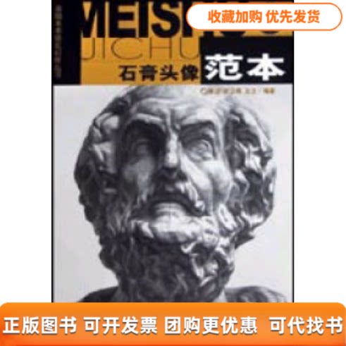 【正版书包邮】石膏头像范本4陈洁宋卫锋沈汶浙江人民美术出版社