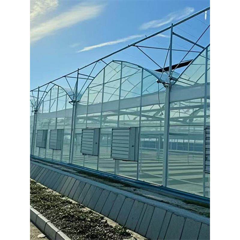温室大棚钢管骨架椭圆管热镀锌蔬菜种植养殖大棚智能连体大棚钢架
