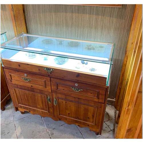 实木饰品展示柜玉器柜珠宝柜精品首饰展柜玻璃陈列柜珠宝首饰柜台