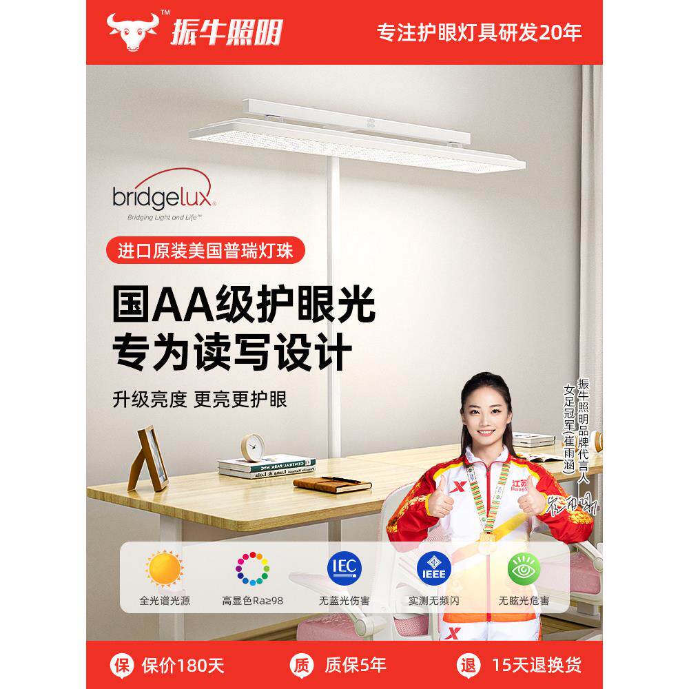 全光谱教室灯画室舞蹈培训机构阅读灯原装普瑞国标护眼落地台灯