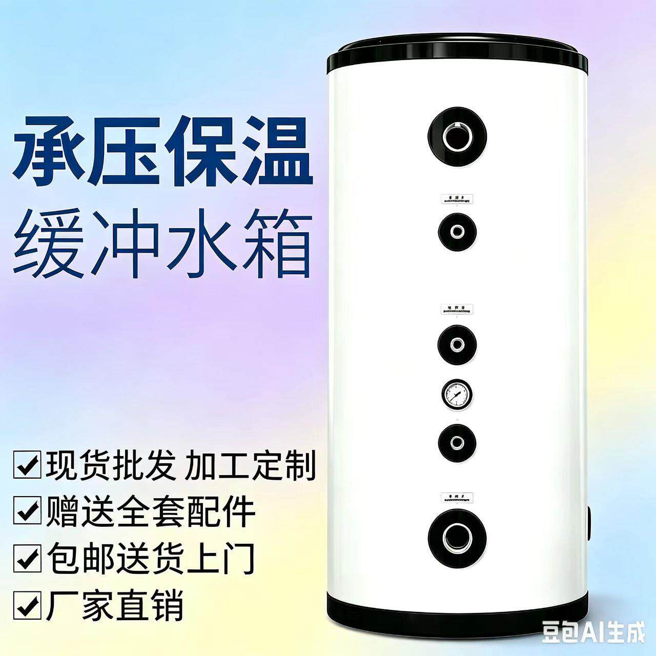 304不锈钢空气能专用水箱缓冲水箱地暖水箱缓冲保温水箱承压水箱