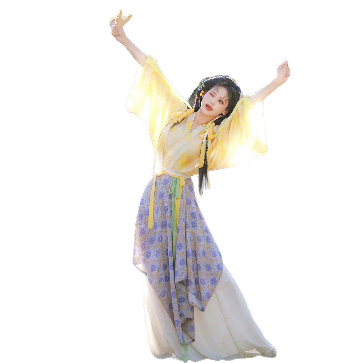 2026新款婺源晒秋汉服种田文女主拍照服装绝美古装连衣裙日常可穿