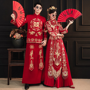2026新款秀禾服新娘结婚春夏龙凤褂秀和服婚纱中式礼服中国风秀禾
