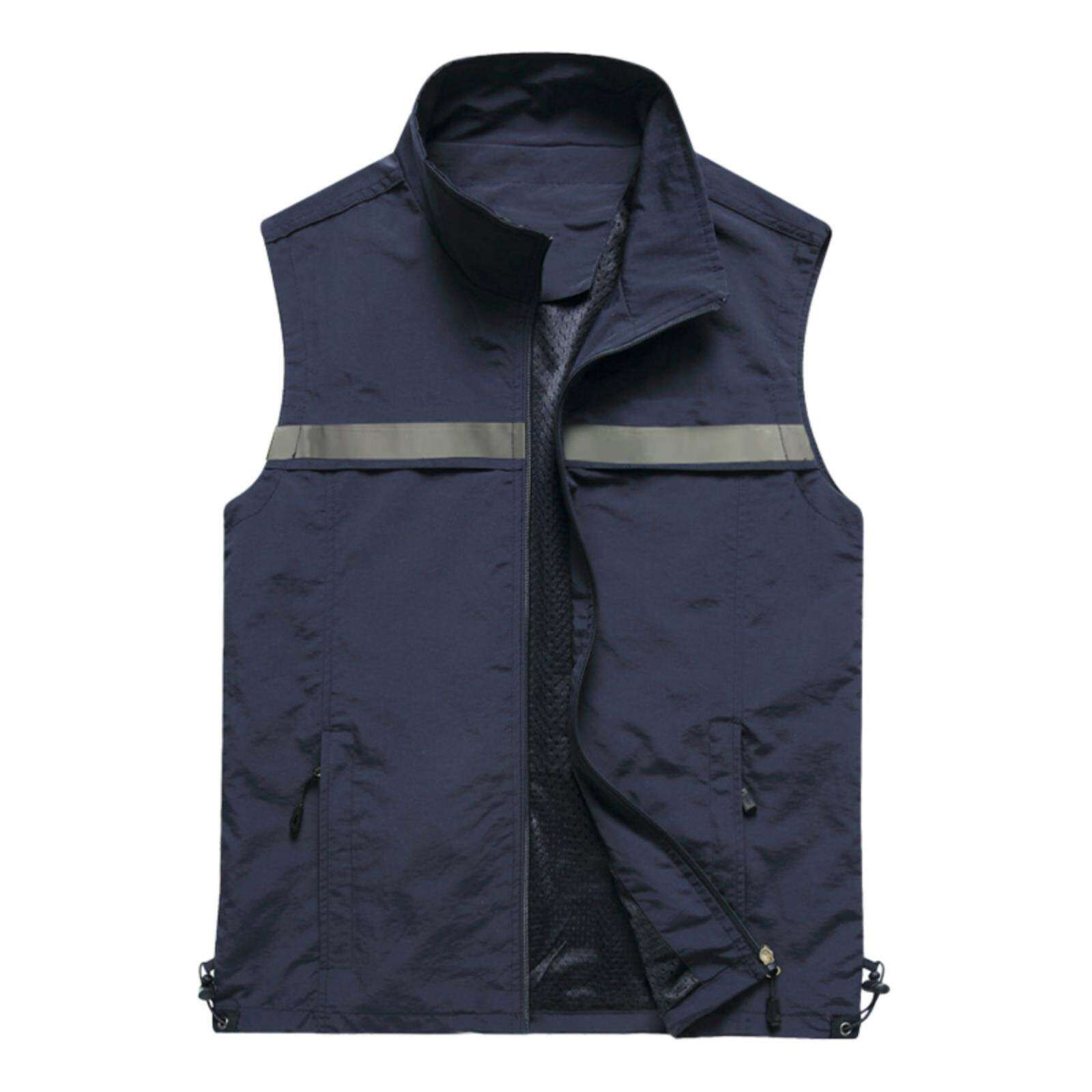应急管理救援反光背心安全员工作服消防红背心马甲定制印字Logo