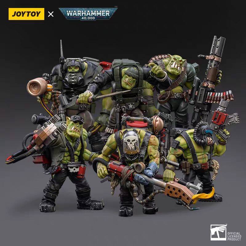 战锤1/18战锤欧克蛮人特种兵兽人全新盒装现货