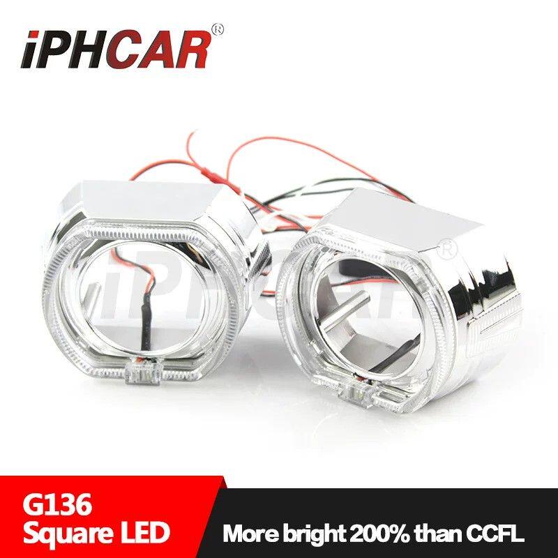 IPHCAR直销 方形光导一体化G136汽车大灯双光透镜HID氙气灯鱼眼