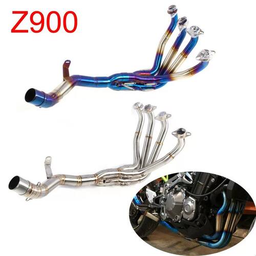 适用于川崎Z900改装摩托车排气管前段不锈钢钛合金管2017到2020年