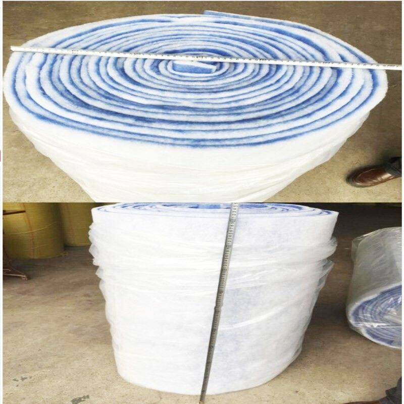 喷烤漆房风口棉 烤漆房蓝色进风口棉烤房过滤棉初效风口棉风机棉