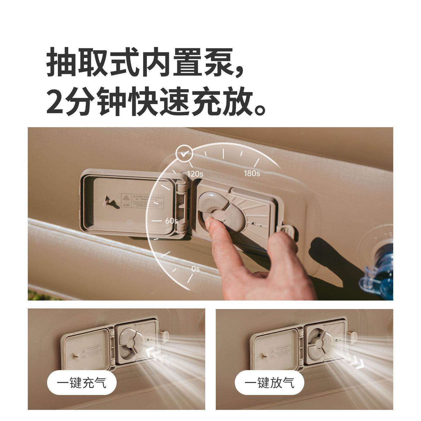 充挪客2高026新款辰CNK2550W景气床垫外露营帐篷气垫床打地铺全自