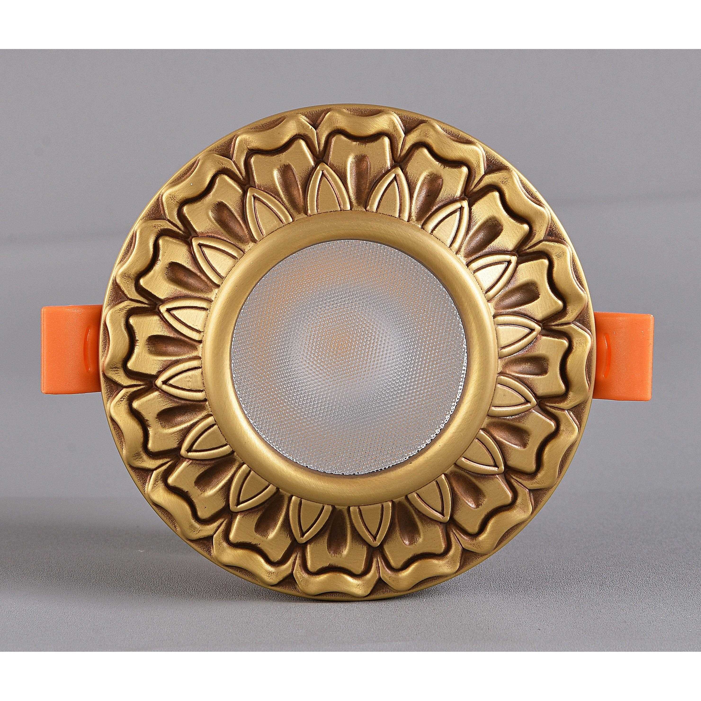 全铜欧式筒灯家用射灯led猫眼天花板灯简约客厅嵌入式牛眼灯铜孔