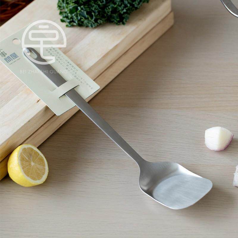 日本原装进口家事问屋不锈钢铲勺子炒菜厨房家用锅铲厨具