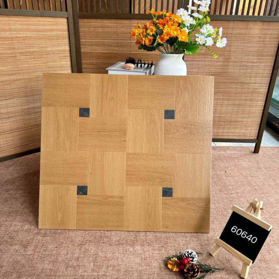 木纹砖600x600法式复古全瓷凡尔赛客厅卧室阳台防滑耐磨木纹地砖
