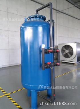 【过滤器图纸】Φ1200mm  碳钢衬胶 活性炭过滤器体 配UPVC管路