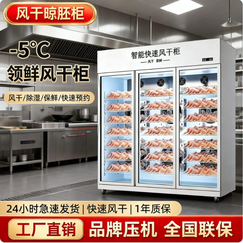 风干柜晾鸭柜烘干箱烧腊烧鹅风干机商用智能吹凉鸭胚晾胚烤鸭烧鸭