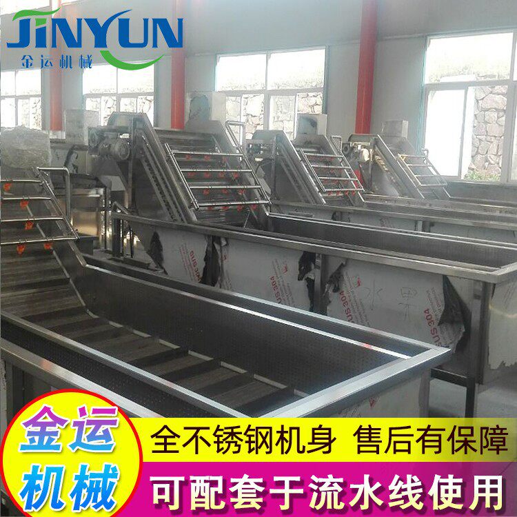 厂家供应苹果气泡清洗机水果蔬菜清洗设备柑橘橙子气泡清洗机