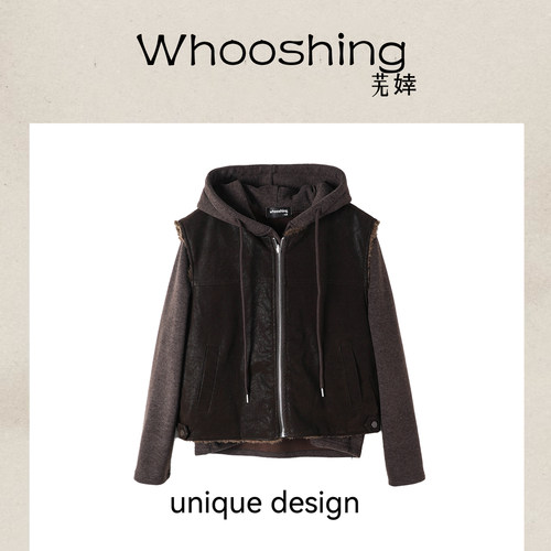 芜婞Whooshing「复古格调」  时尚个性百搭套装WX105T032