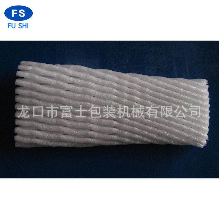 富士常年生产经济型发泡网套挤出机蔬菜水果网套机品质好