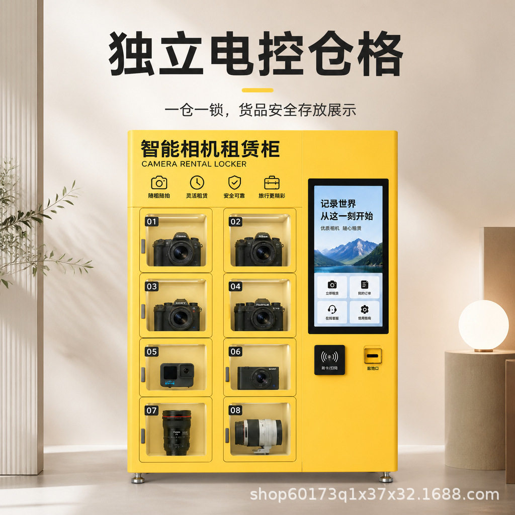 智能共享相机租赁柜商用扫码自助设备景区展馆自助借还