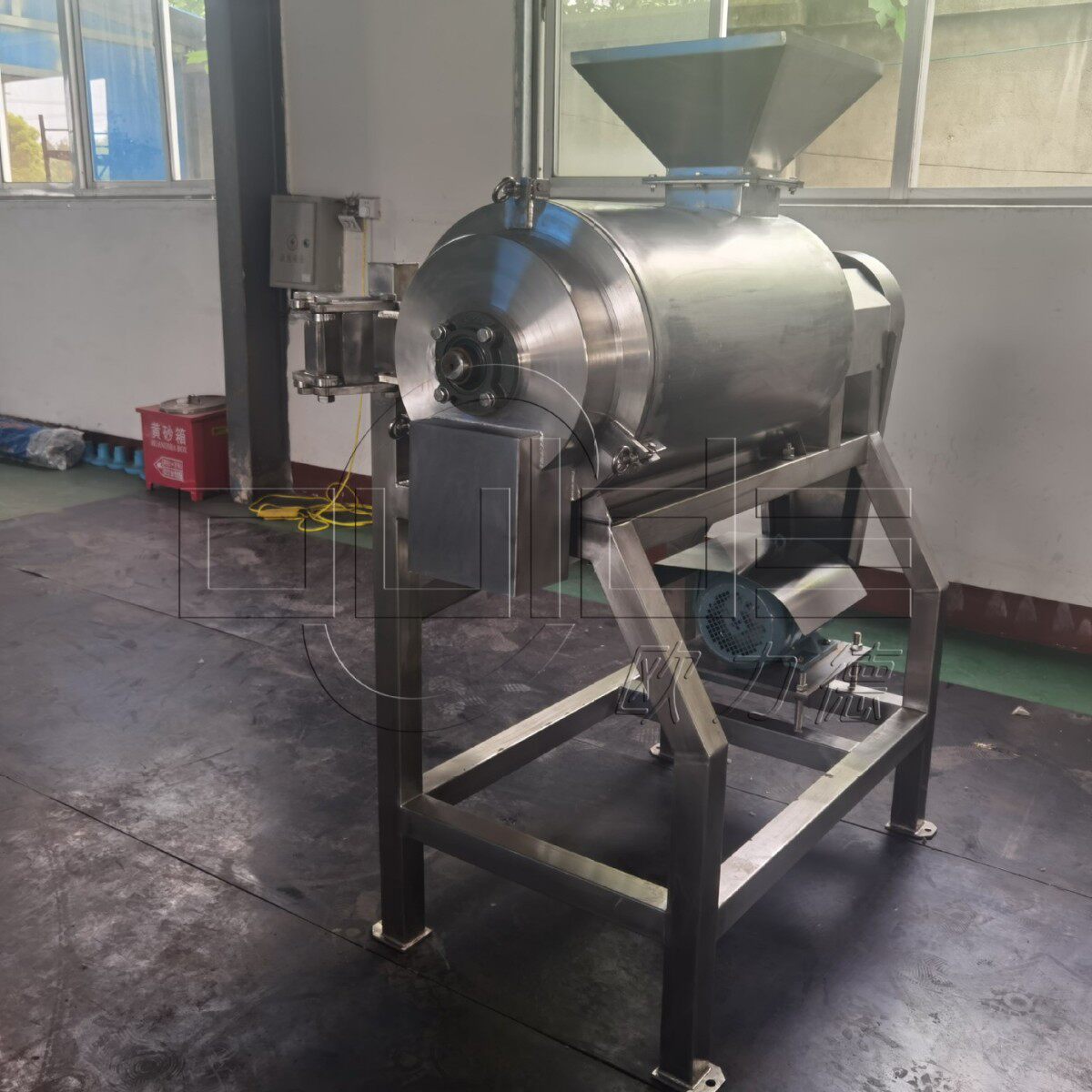 商用百香果去籽机全自动番茄打浆机大型水果去核打浆设备